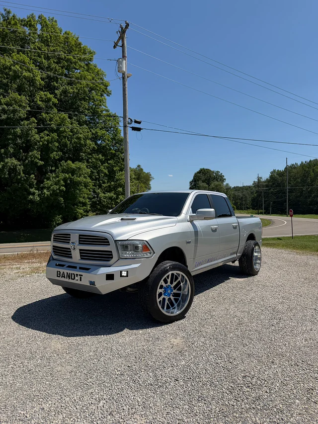 White Bandit Ram truck after detailing